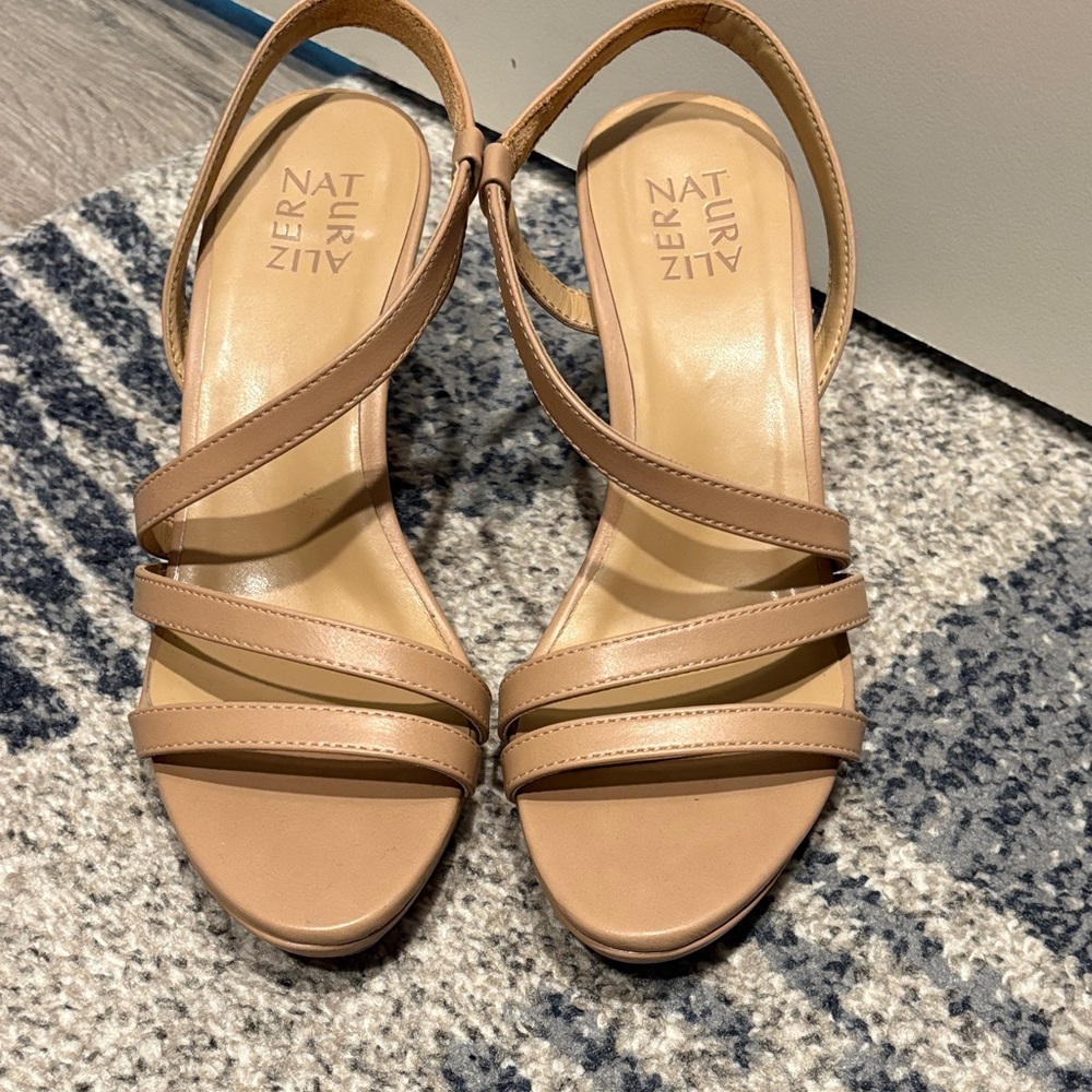 Naturalizer Strappy Slingback Heels - Brenta